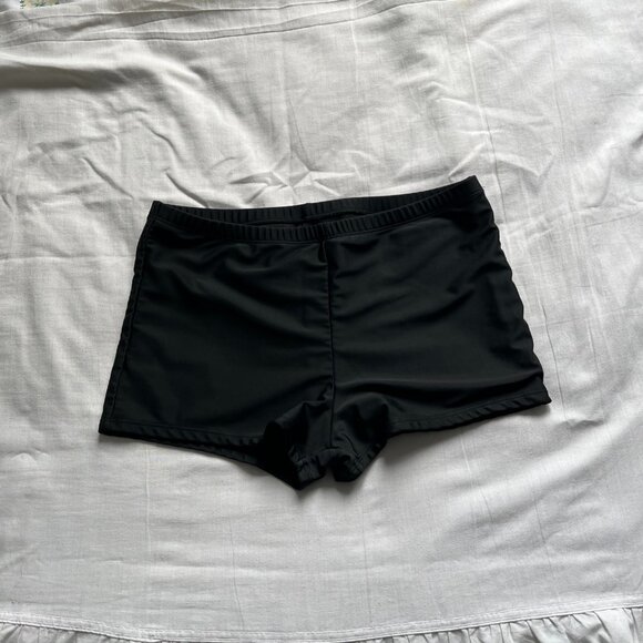 Women’s  Black Polyester & Spandex Stretch Swim Shorts Size - L ,Brand- ESPRLIA - Picture 1 of 10